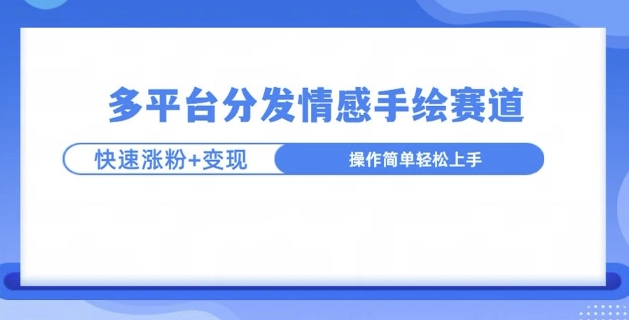 视频号手绘情感语录赛道玩法，快速涨粉+创作者计划收益-慕云辰风博客