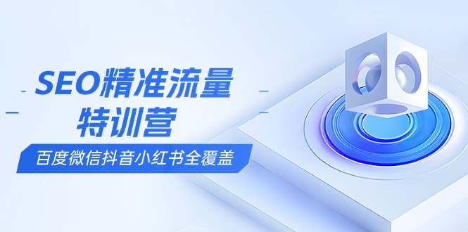 （13851期）SEO精准流量特训营，百度微信抖音小红书全覆盖，带你搞懂搜索优化核心技巧-慕云辰风博客