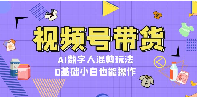 （13359期）视频号带货，AI数字人混剪玩法，0基础小白也能操作-慕云辰风博客