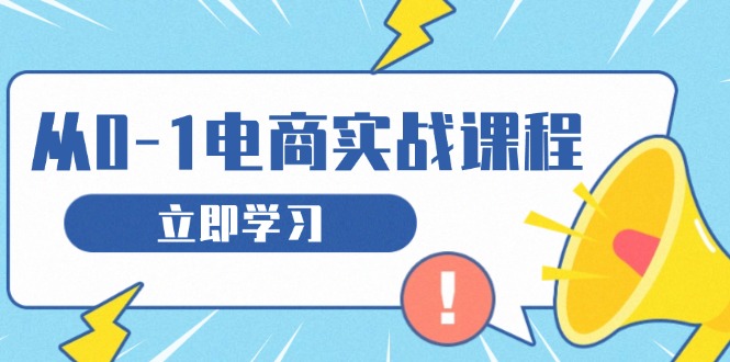 （13594期）从零做电商实战课程，教你如何获取访客、选品布局，搭建基础运营团队-慕云辰风博客