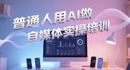 普通一个人用AI做自媒体，助你轻松开启AI自媒体创作之路-辰风资源站