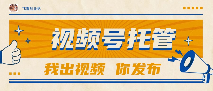 （15033期）【视频号托管 】团队提供视频，你出账号，最高躺赚1W+-辰风资源站
