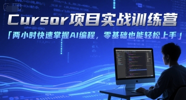 Cursor项目实战训练营，两小时快速掌握AI编程，零基础也能轻松上手-辰风资源站