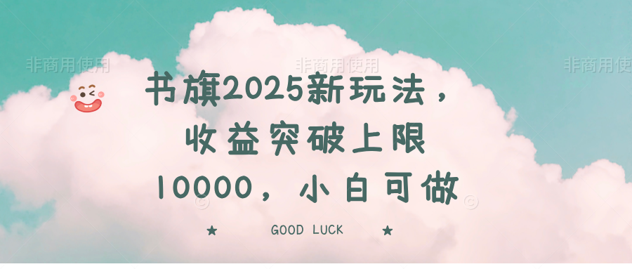 （14519期）书旗2025新玩法，收益突破上限10000，小白可做-慕云辰风博客