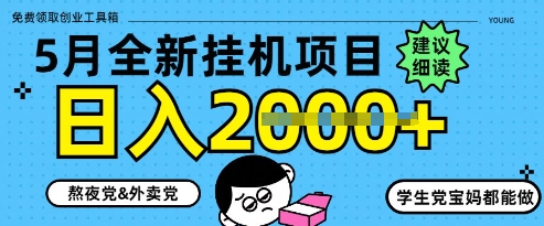 5月最新挂G项目8.0玩法，纯手机操作，稳稳日入1k+【揭秘】-辰风资源站