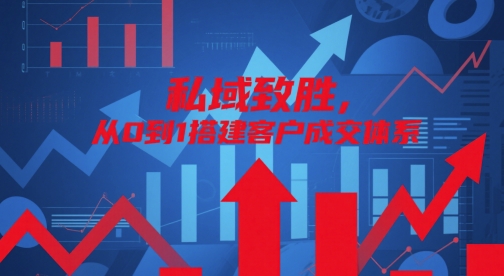 私域致胜，从0到1搭建客户成交体系-辰风资源站