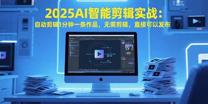 （15504期）2025AI智能剪辑实战：自动剪辑1分钟一条作品，无需剪辑，直接可以发布-辰风资源站