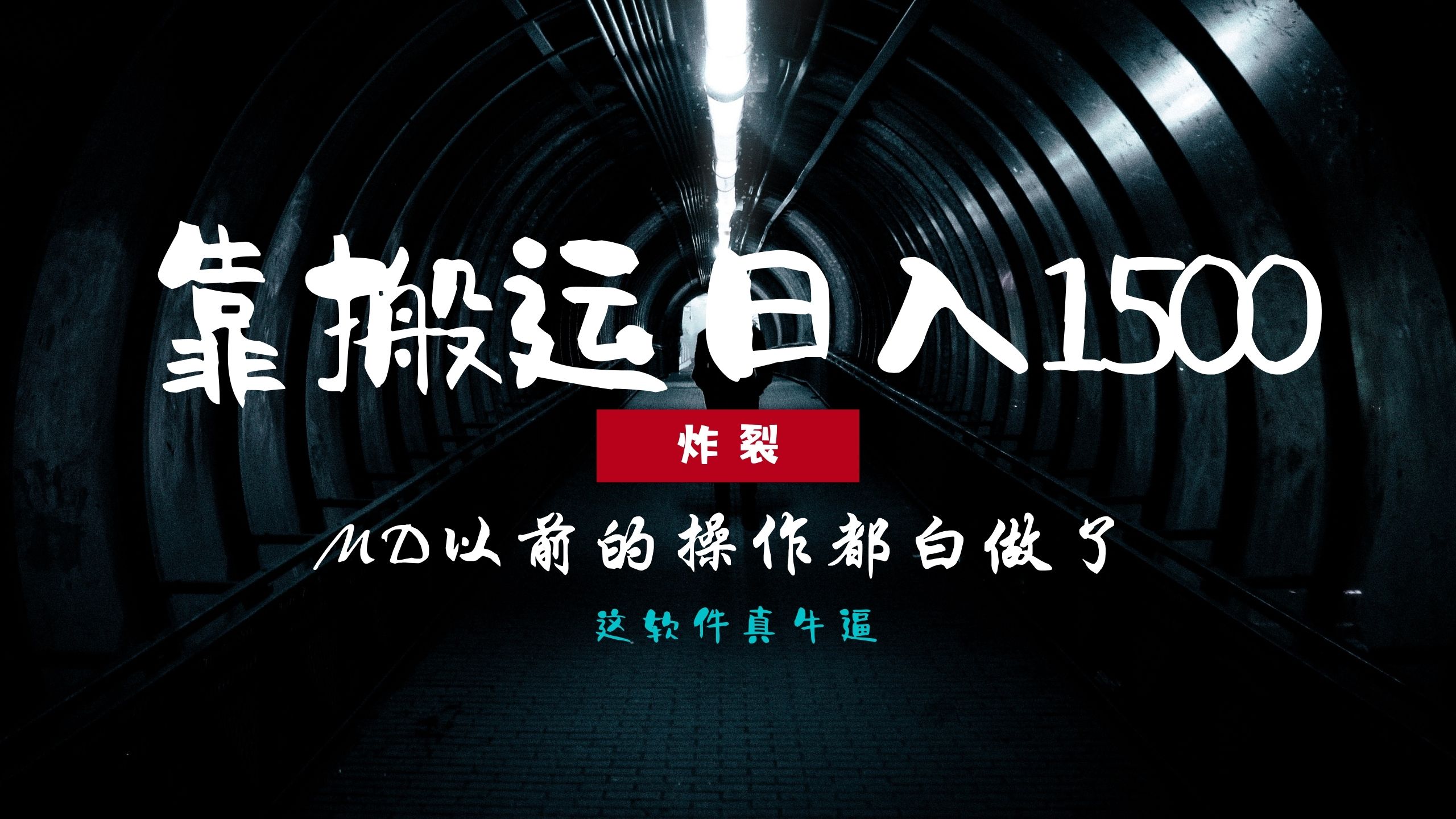 （13568期）炸裂！0基础搬运也能批量日赚1500+，以前的操作都白做了！-慕云辰风博客