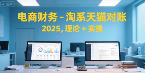电商财务-淘系天猫对账2025，理论+实操-辰风资源站