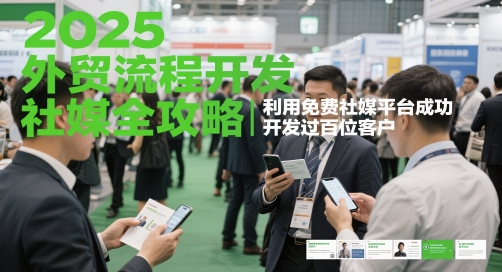 2025外贸流程开发社媒全攻略，利用免费社媒平台成功开发过百位客户-辰风资源站