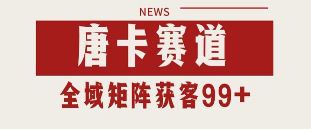 小红书某音唐卡赛道引流获客 自热矩阵日引200+【揭秘】-辰风资源站