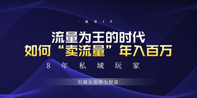 （13433期）未来如何通过“卖流量”年入百万，跨越一切周期绝对蓝海项目-慕云辰风博客